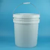 7 Gallon Europe Style PP Plastic Bucket with matel handle and lid