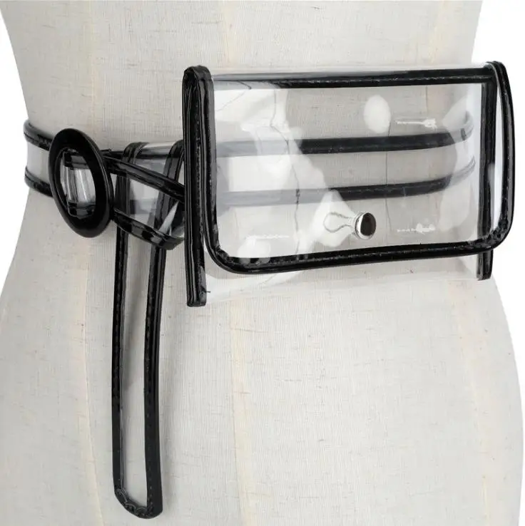 

Clear Iridescent Purse Belt Bag