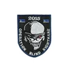 Cheap hook and loop patch embroidered iron on army patch
