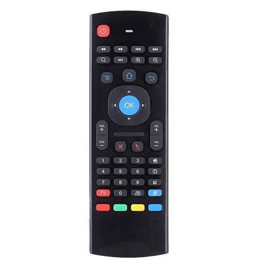 

Multi-Function Learning Remote Control voice 2.4G Mini Keyboard MX3, Black