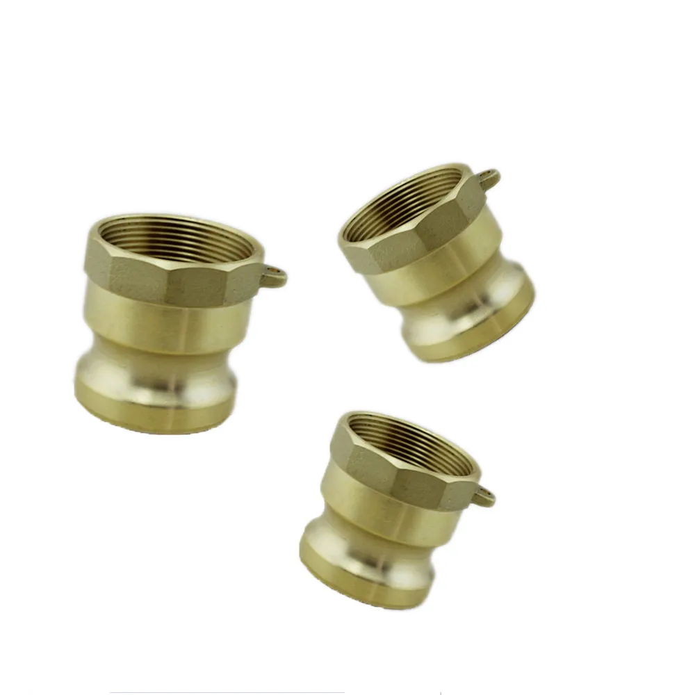 

Binzhou Brass camlock fittings camlock connector male adapter with female thread type A, Yellow brass nature color
