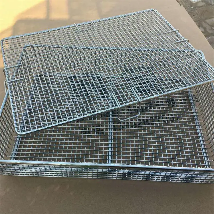 Stainless Steel Welding Wire Mesh Basket With Lids Buy Mesh Basket