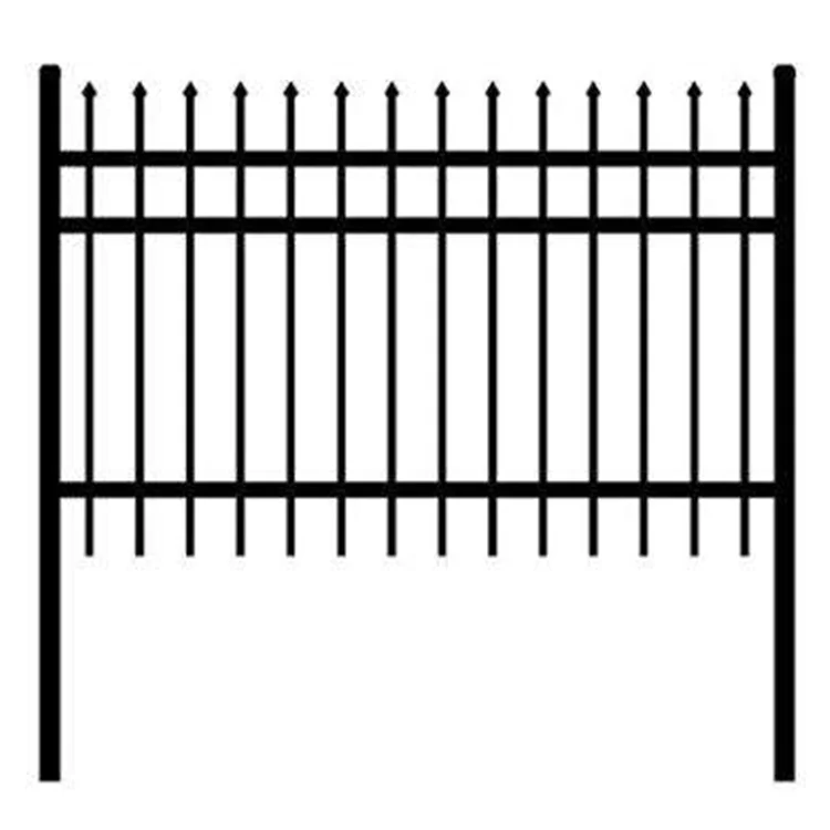 

galvanized steel iron bar fence, Customer requirement