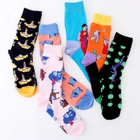 

Factory Customize Funny Design Sock Comfortable Cotton Soft Mens calcetines Wholesale China Make your own Design Socks