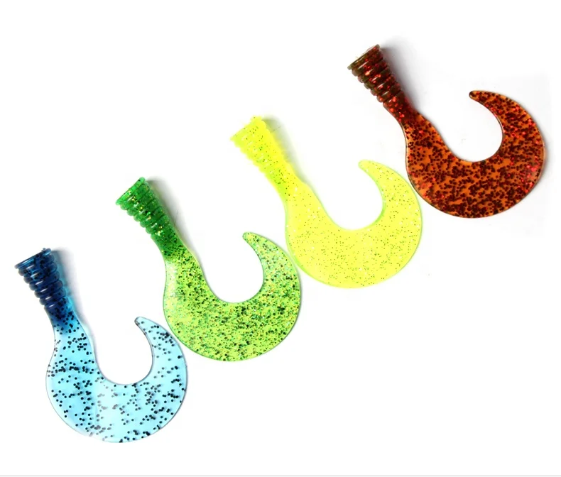 

Hot sale 9g9.5cm 3 colors big lure soft plastic fishing lure
