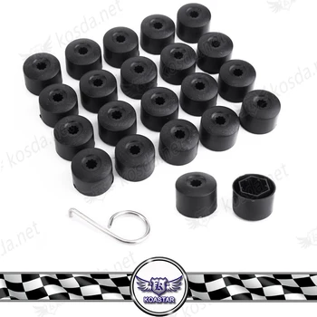 17mm Alloy Wheel Locking Nut Caps Bolt Covers Decorative Wheel Hub