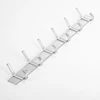 stainless bathroom accessories wall mounted towel accessory hook row for garment hanger