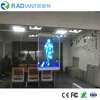 Radiant LED P3.9 small window high resolution 5500nits transparent led poster display