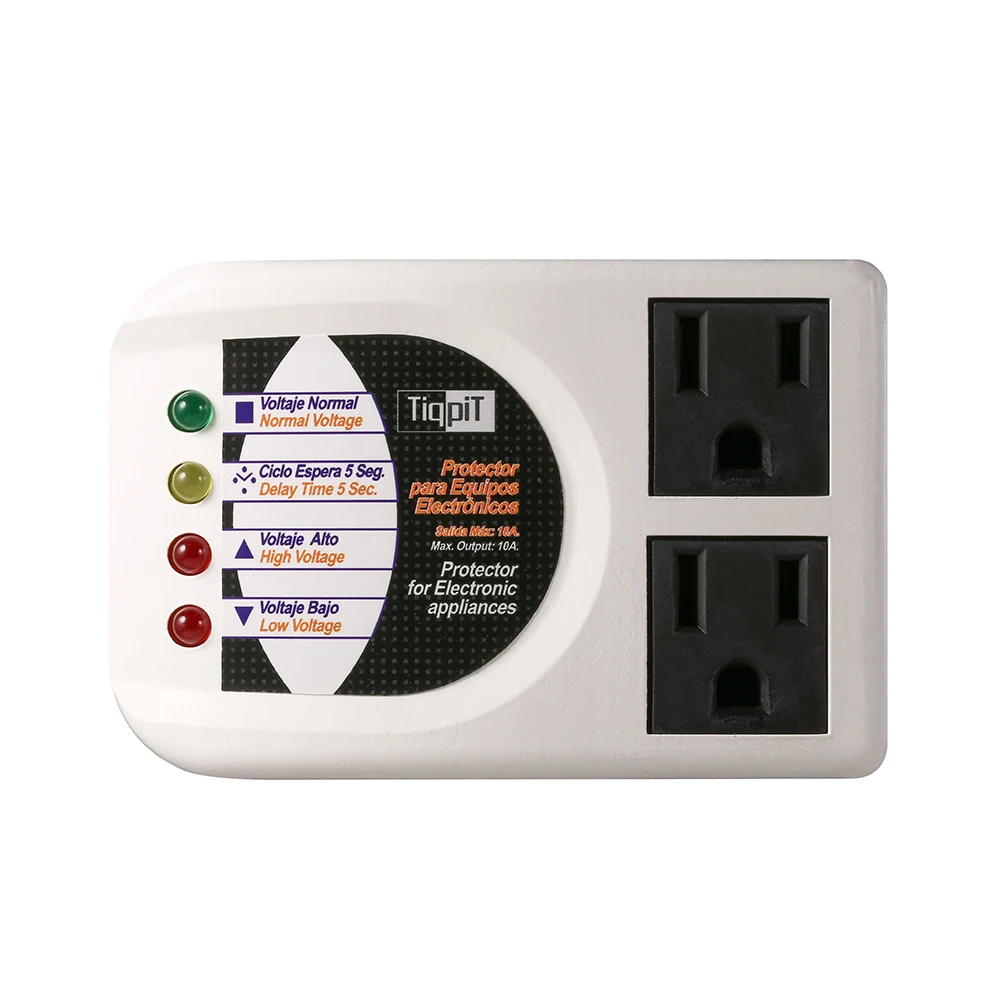Two Sockets Power Plug Protector Air Condition Voltage Protector