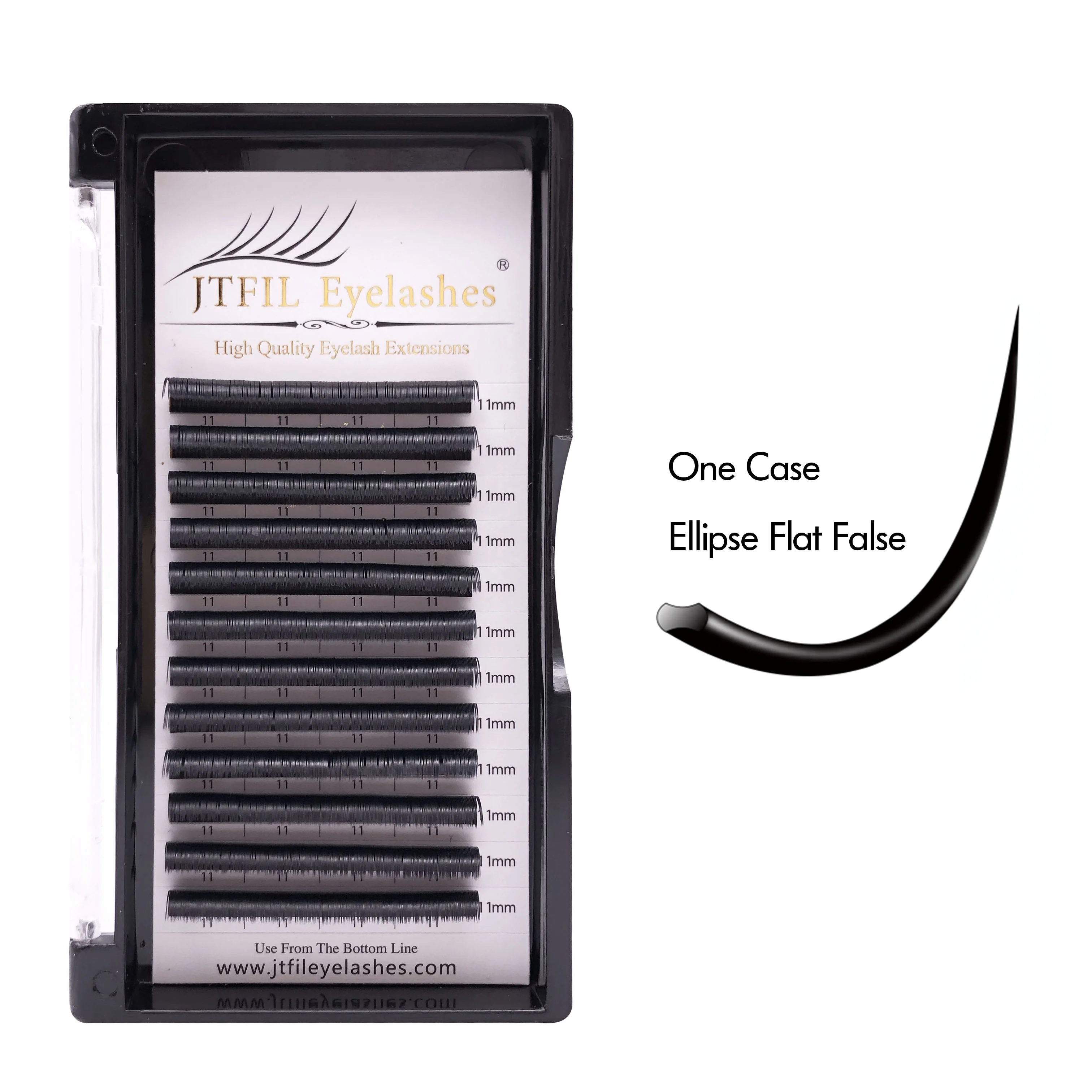 

Hand made regular faux mink ellipse eyelashes extension display kit in usa lashes3d l curl oem silk flat lashes, N/a