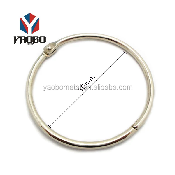 Fashion High Quality Metal Big Binder Ring