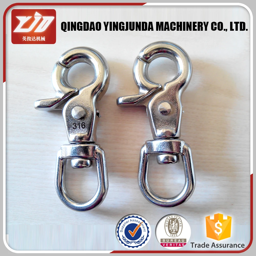 Dog Swivel Snap Hook Stainless Steel Swivel Snap Hook Swivel Bolt Snap