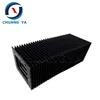Flexible accordion type guide cnc protective bellow cover threaded rod shields