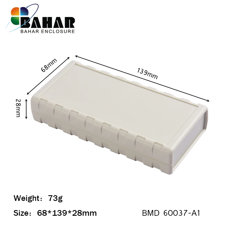 USB cable box plastic desktop enclosure from Bahar Enclosure