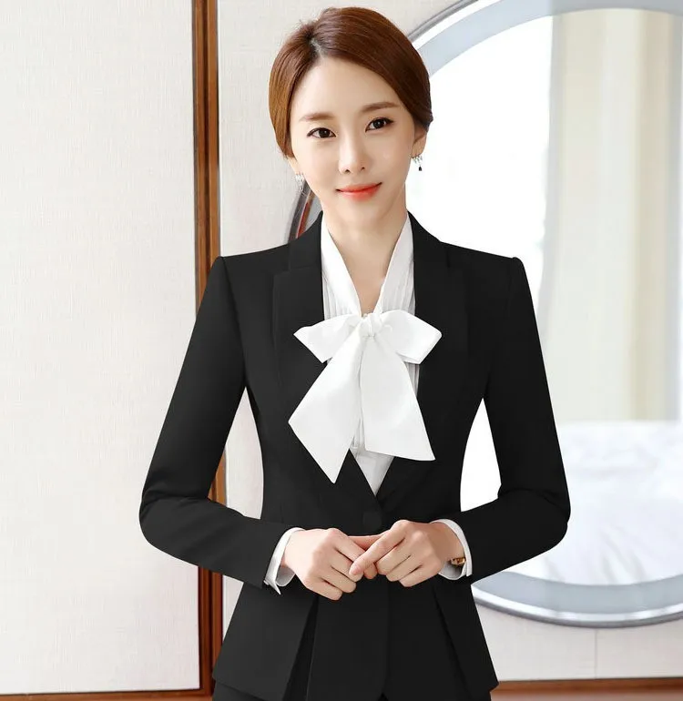 Women Ladies Custom Made Office Business Suit Formal Work Suits Formal ...