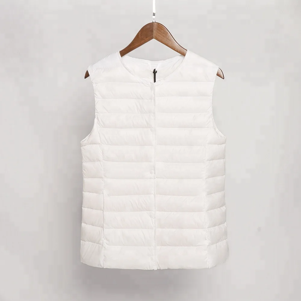 
Winter New Sleeveless Women Duck Down Vests Outdoor 