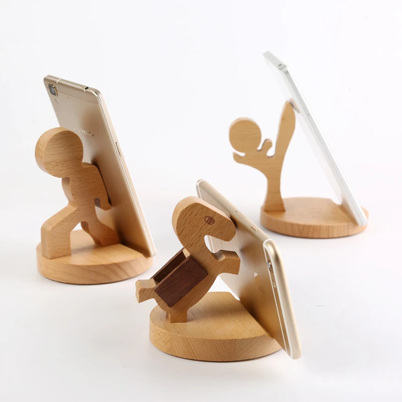 High quality Creative Wooden Mobile Phone Holder