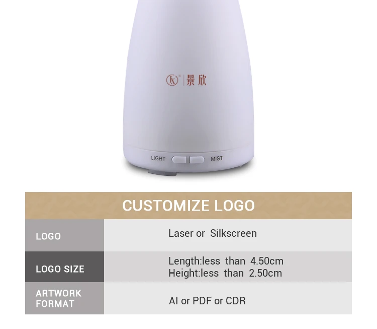 China Private Label Electric Humidifier Aromatherapy