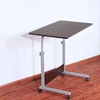 Hot Sales Height Adjustable Mobile Laptop Computer Table Stand Rolling Carts PC Desk For Bed Sofa Side