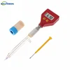 High Precision Industrial BNC Glass Sharp Head Probe Multi-functional Digital Soil Solid food PH Meter Tester
