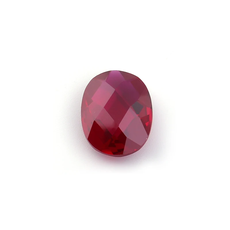 

Thriving Gems Faceted Cut Oval Shape Loose Bulk Corundum Ruby Gemstones