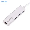 Aucas Type C USB3.0 RJ45 To 1000mbps Ethernet Adapter Lan Network Card