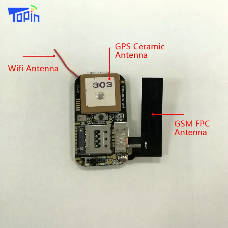 Kcnsieou Mini nützlicher ZX808 PCBA GPS Tracker GSM GPS WiFi LBS Locator SOS Alarm Web App Tracking TF Karte Dual System