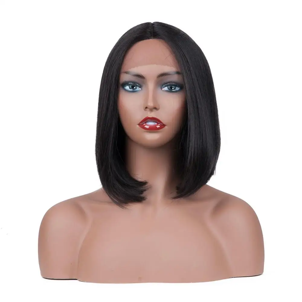 

Most popular hair product new fashion Bob synthetic lace front hair wig weave synthetic hair best selling for black women