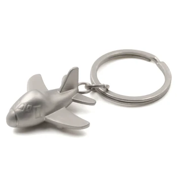 Promotional 3d Custom Airplane Shaped Misty Plated Keychains - Buy ...