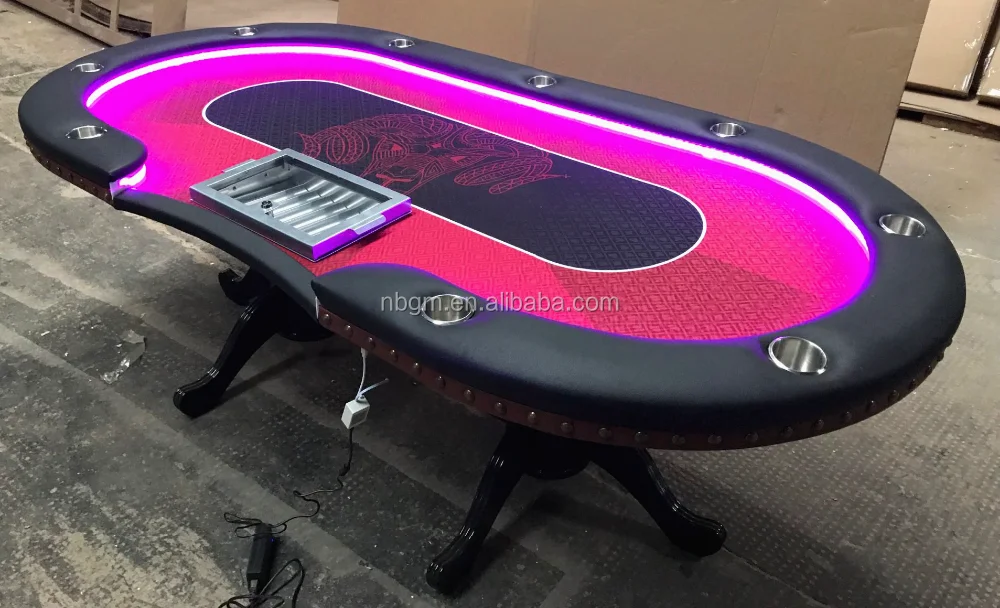 
96 x 48 Inch Casino Quality poker table for texas holder 