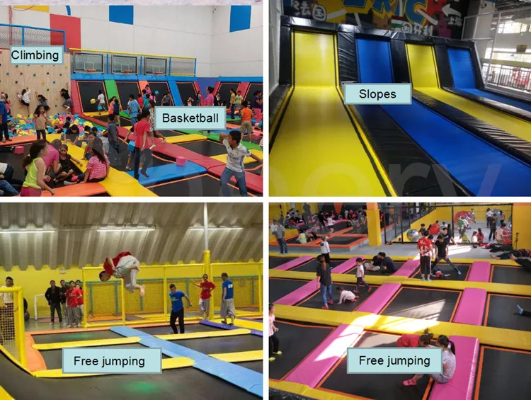 Small Investment Cheap Prices Indoor Amusement Kids Jumping Bed Big