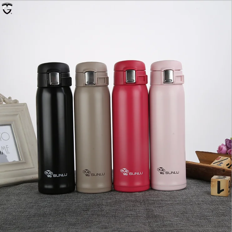 

500ml Stainless Steel Double Wall Thermal Cup zojirushi Vacuum Tea Coffee Drink Bottle thermos, Customized mini water bottle