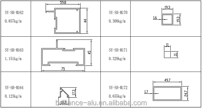 Motorhome Rv Aluminum Door Frame Profile With Special Price Buy