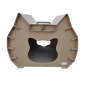 New Design Cardboard Lovely Cat Scratcher House Corrugated New Design Cardboard Lovely Cat Scratcher House Corrugated For Cats
