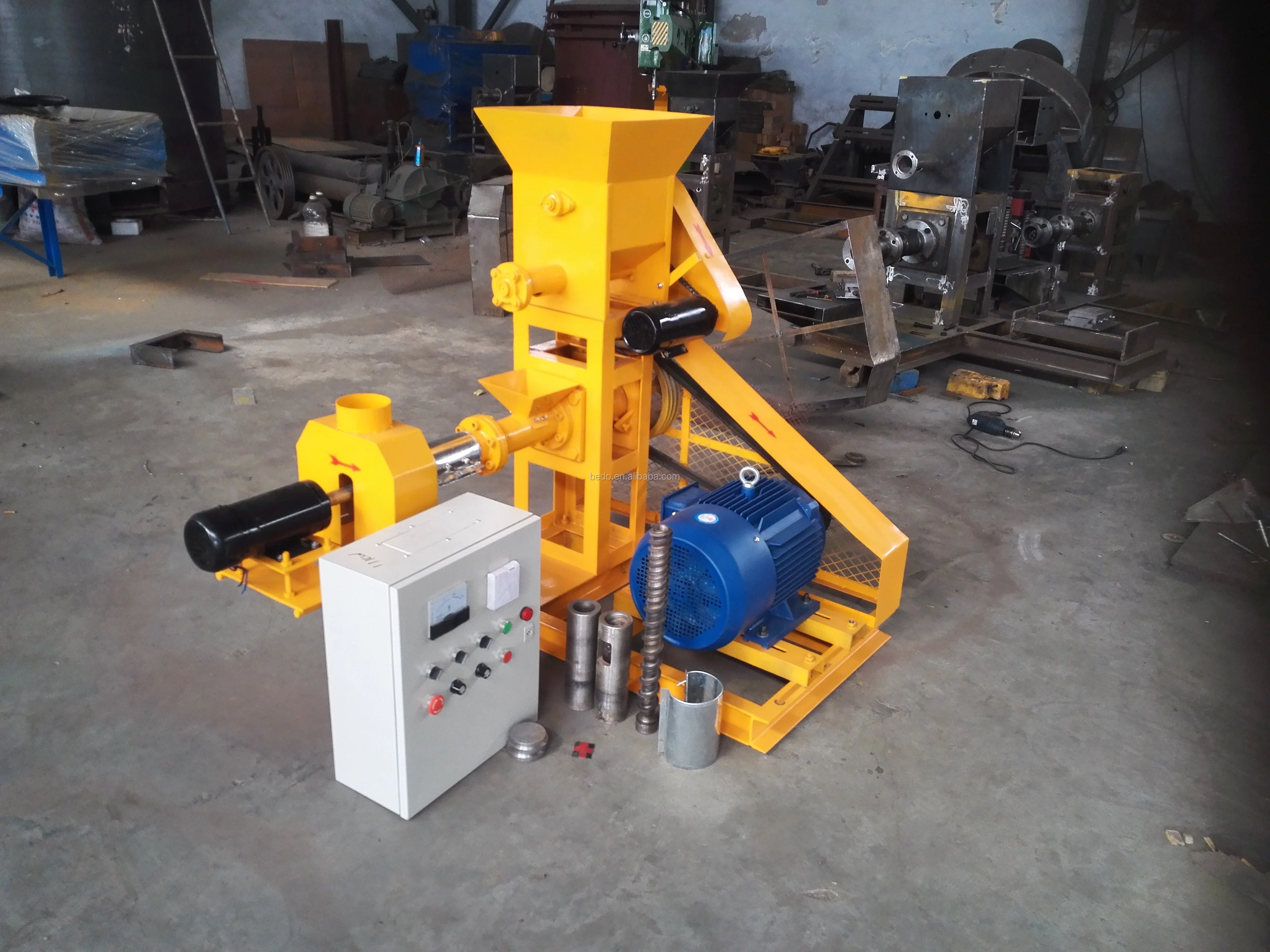 Factory Price Quality Floating Fish Food Pellet Extruder Machine, View