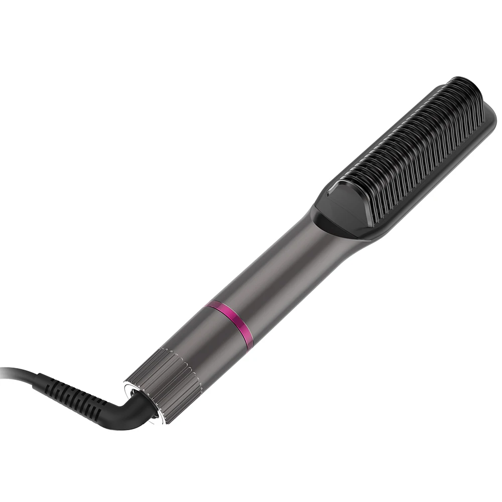 Hair Straightener Brush Ionic Ceramic Fast Hair Straightening Comb