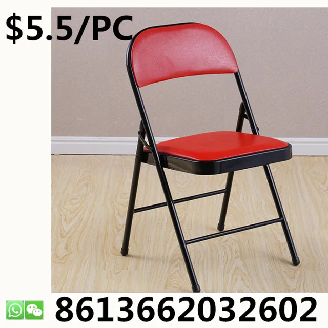 Tsf Most Comfortable Portable Chairs Low Price Folding Pink Metal