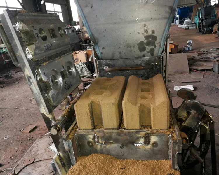 NEWEEK 2-25 model small manual clay brick making machine price in india