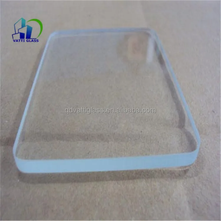 Borde biselado de vidrio flotado claro con vidrio templado y único