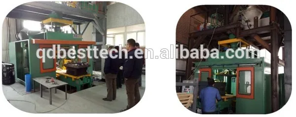 Foundry automatic sand core shooting machine for faucet casting production line
