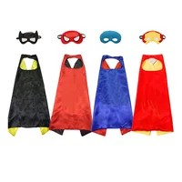 

High quality children kids halloween christmas kids custom cape and mask set