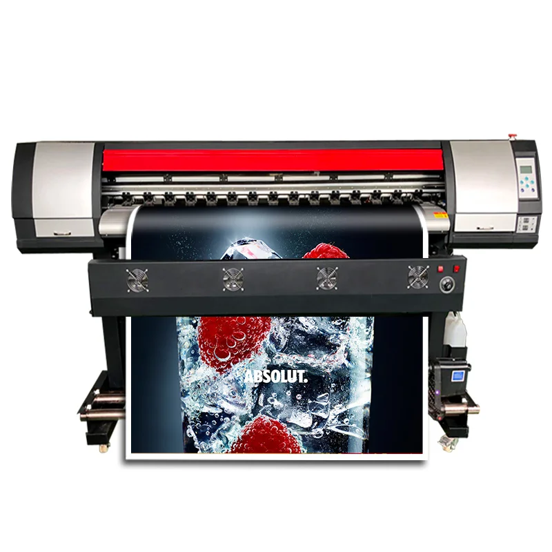 1.8m Roll To Roll Digital Inkjet Xp600 Eco Solvent Printer Dx5 Large ...