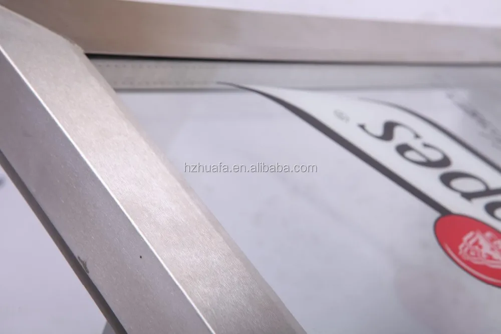 
economical aluminium frame wine cooler glass door 