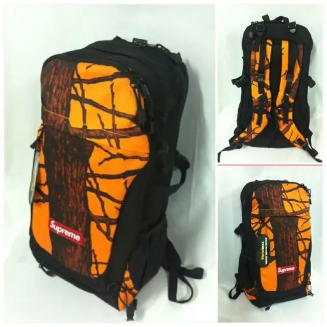 supreme camo backpack