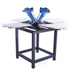 4 Color 4 Station Silk Screening Screenprint Press Screen Printing Machines