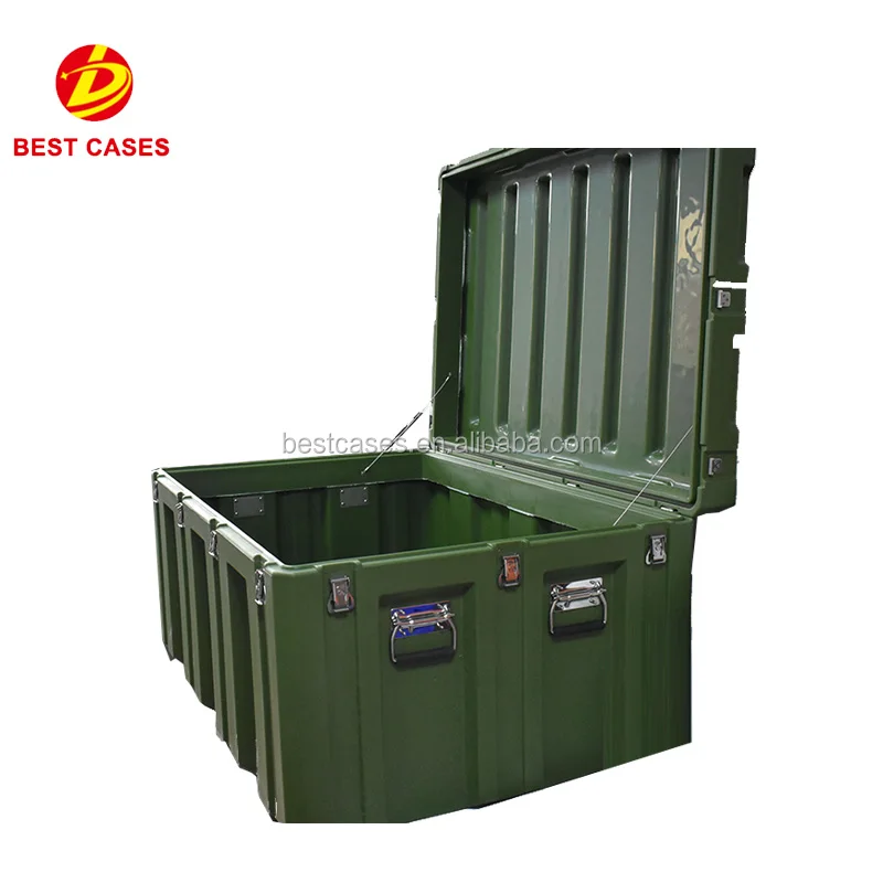 
Waterproof heavy duty army Box plastic military transport Case 