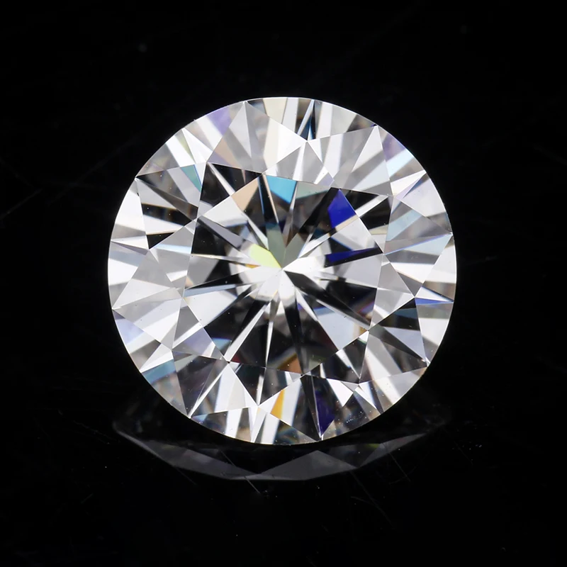 

Moissanite 3 Carats 9mm Round Brilliant Cut GH Color Synthetic Gemstone