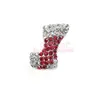 26mm Rhinestone Slider Stocking Button For Christmas