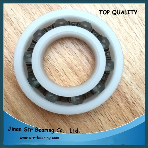 China Factory Supply Waterproof Plastic Ball Bearings With Glass Balls