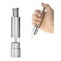 

High Quality Premium 304 Stainless Steel Manual Press Salt and Pepper Grinder Mill